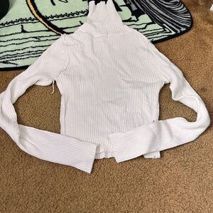 Black and white long sleeve turtleneck shirts